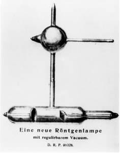 The first Siemens x-ray tube with regulated vacuum patented